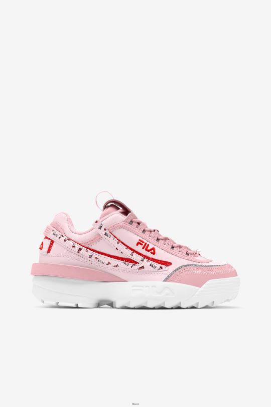 fila korálová tvářenka/růžová/bílá dámský disruptor 2 zk 0668L1174 korálová tvářenka/růžová/bílá FILA