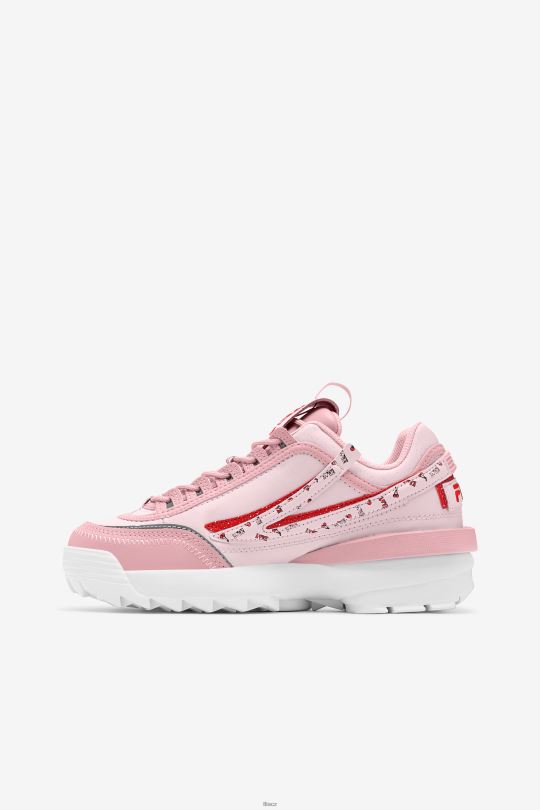 fila korálová tvářenka/růžová/bílá dámský disruptor 2 zk 0668L1174 korálová tvářenka/růžová/bílá FILA