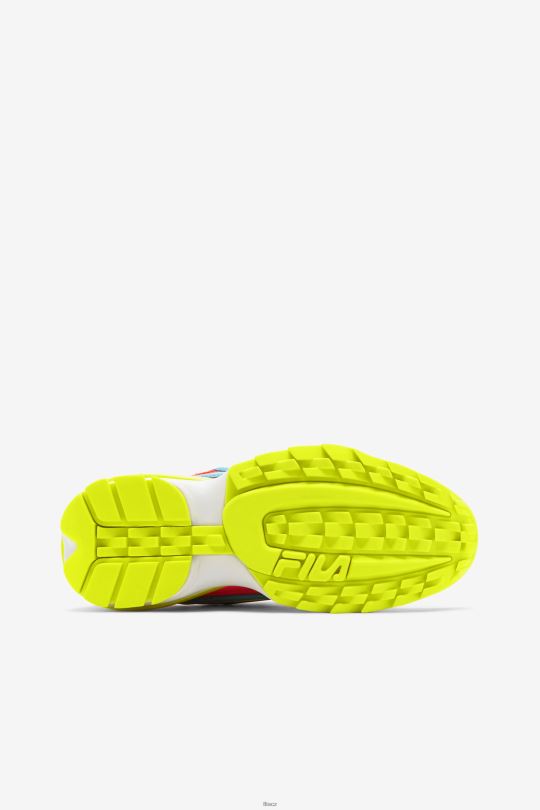 ohnivý korál/žlutá/modrá rybka dámský disruptor 2 exp fila 0668L1176 ohnivý korál/žlutá/modrá rybka FILA