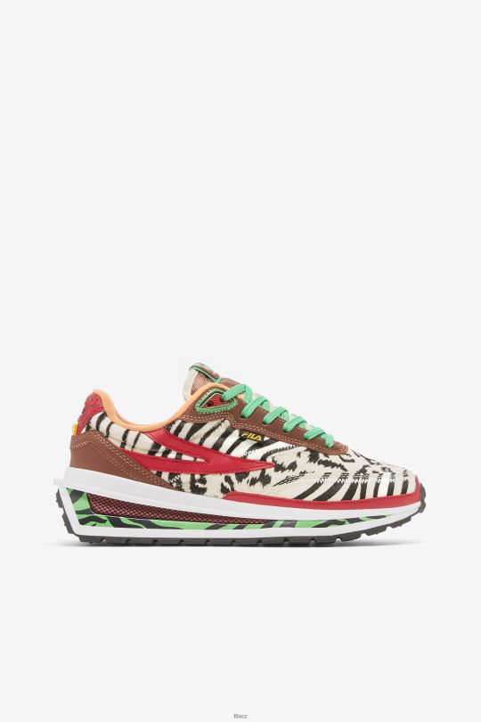 sekvoje/červená/seedpearl fila dámská renno nula zvíř 0668L1251 sekvoje/červená/perleť FILA