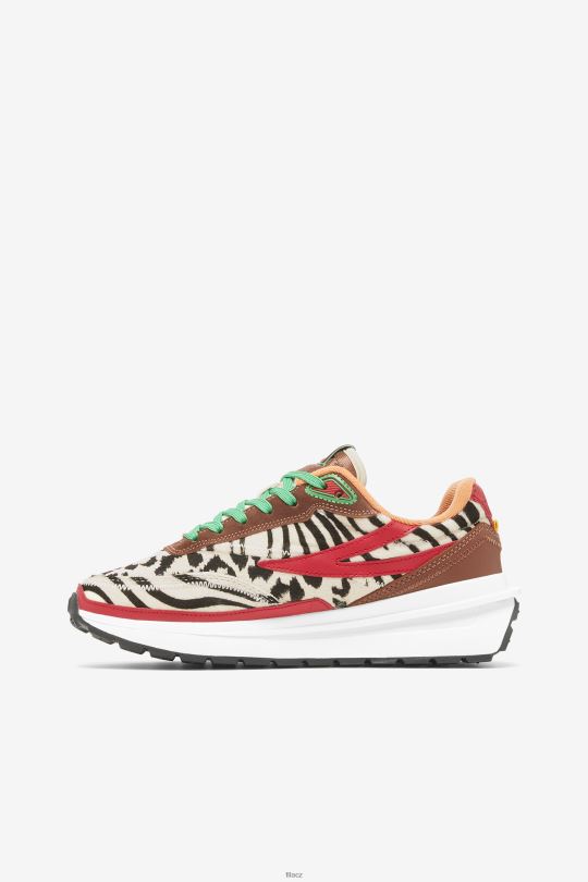 sekvoje/červená/seedpearl fila dámská renno nula zvíř 0668L1251 sekvoje/červená/perleť FILA