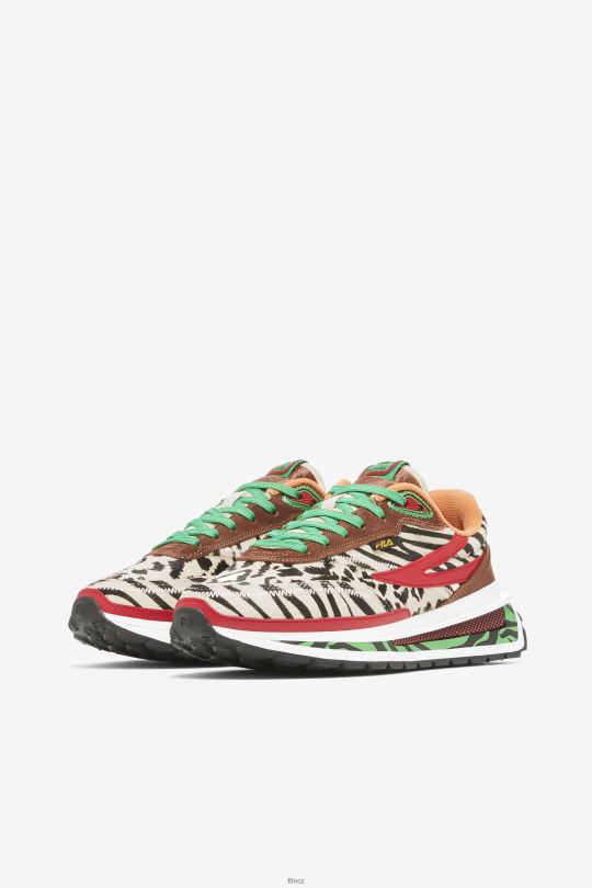 sekvoje/červená/seedpearl fila dámská renno nula zvíř 0668L1251 sekvoje/červená/perleť FILA