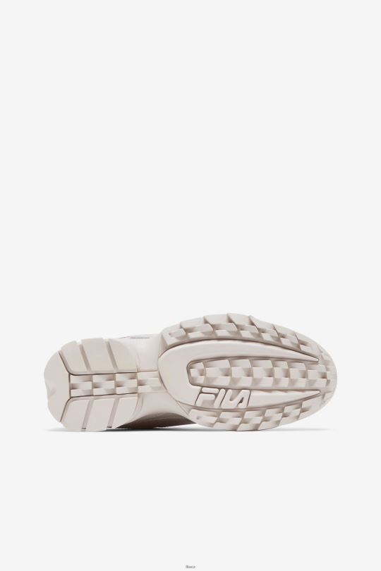 stříbrná šedá/bílá písková fila dámský disruptor 2 premium 0668L1143 stříbrný šedý/bílý písek FILA