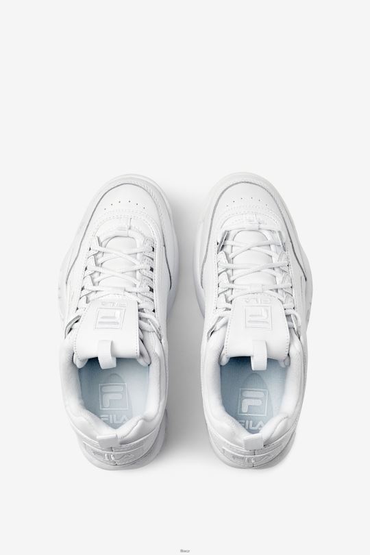 triple white fila dámský disruptor 2 premium 0668L1191 trojitá bílá FILA