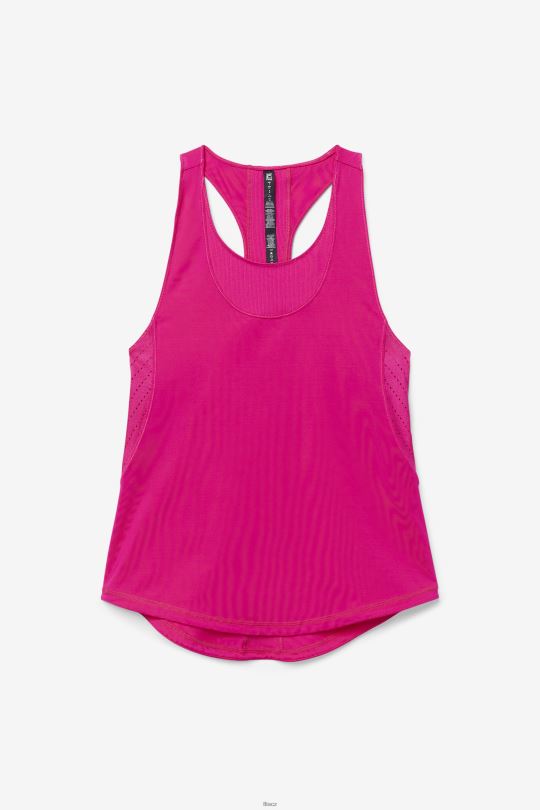 Fila brtpink uplift s texturou racerback tílko 0668L1882 brtpink FILA