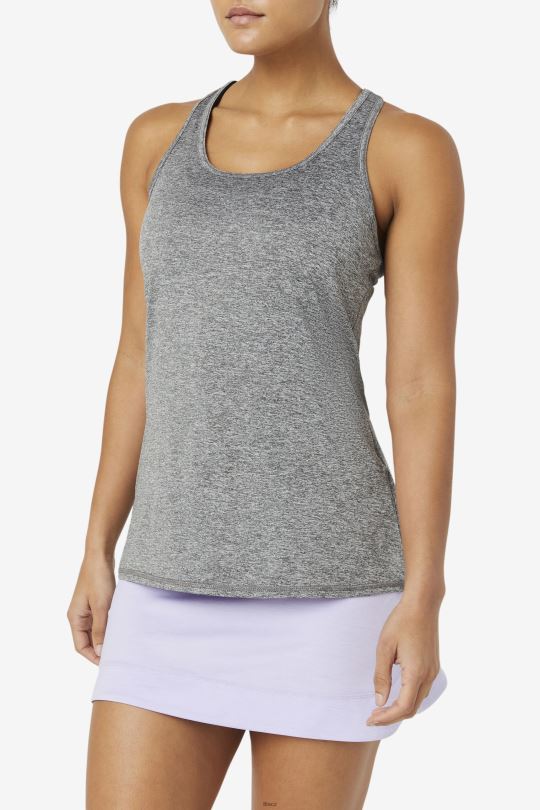Heather fila pickleball racerback tank 0668L2019 vřes FILA