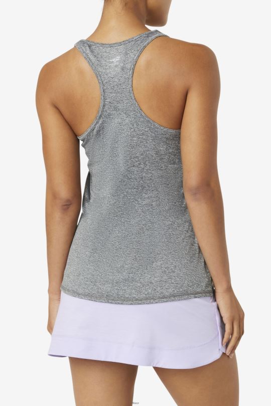 Heather fila pickleball racerback tank 0668L2019 vřes FILA