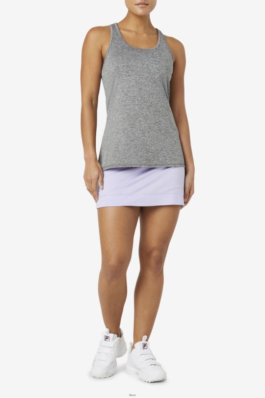 Heather fila pickleball racerback tank 0668L2019 vřes FILA