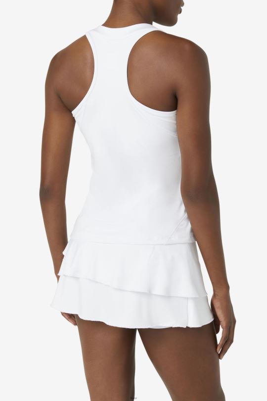 bílá nakládaná ohlávka tank fila 0668L2034 bílý FILA