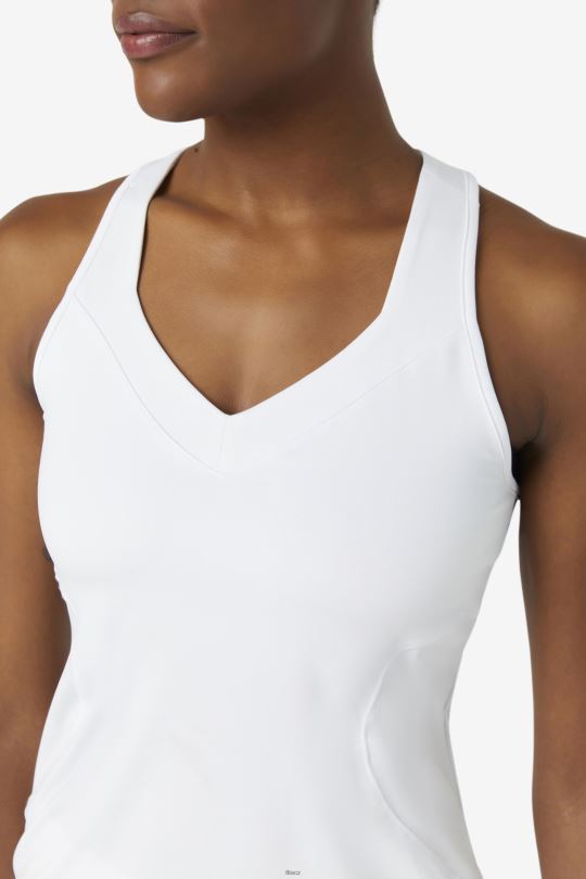 bílá nakládaná ohlávka tank fila 0668L2034 bílý FILA