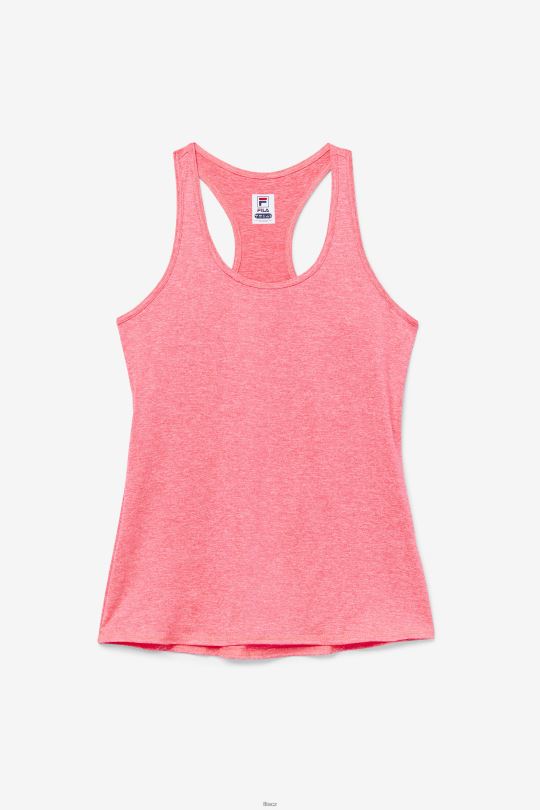 diva pink heather pickleball racerback tank fila 0668L2022 diva růžový vřes FILA