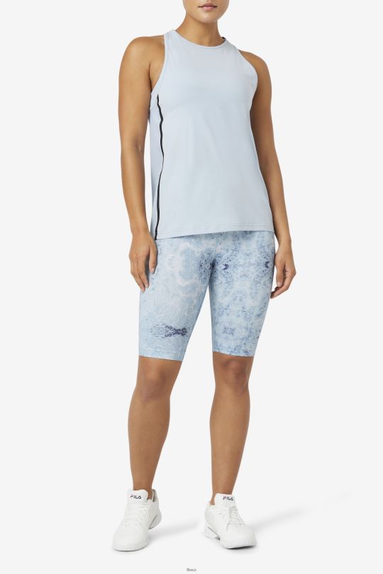 fi-lux volné tílko blue fog/black fila 0668L1931 modrá mlha/černá FILA