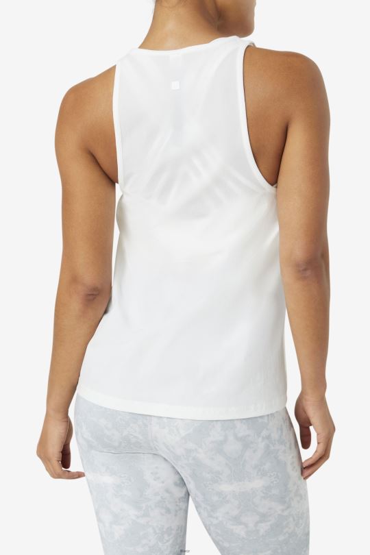 fila bílá/bílý vřes/černý fi-lux volné tílko 0668L1930 bílý/bílý vřes/černý FILA