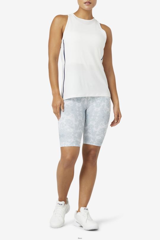 fila bílá/bílý vřes/černý fi-lux volné tílko 0668L1930 bílý/bílý vřes/černý FILA