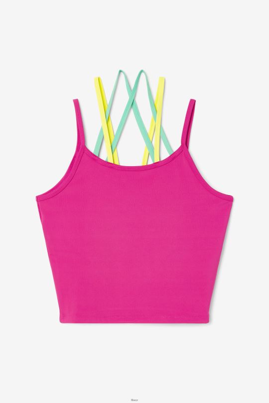 fila cecillia strappy tank festival fuchsie 0668L1381 festival fuchsie FILA