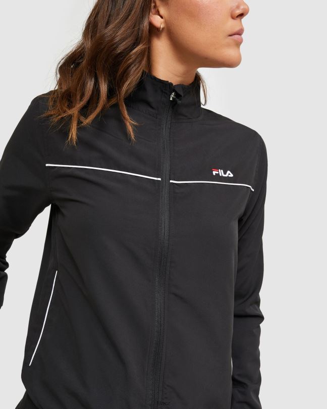fila classic dámská bunda z mikrovlákna černá 0668L2881 Černá FILA
