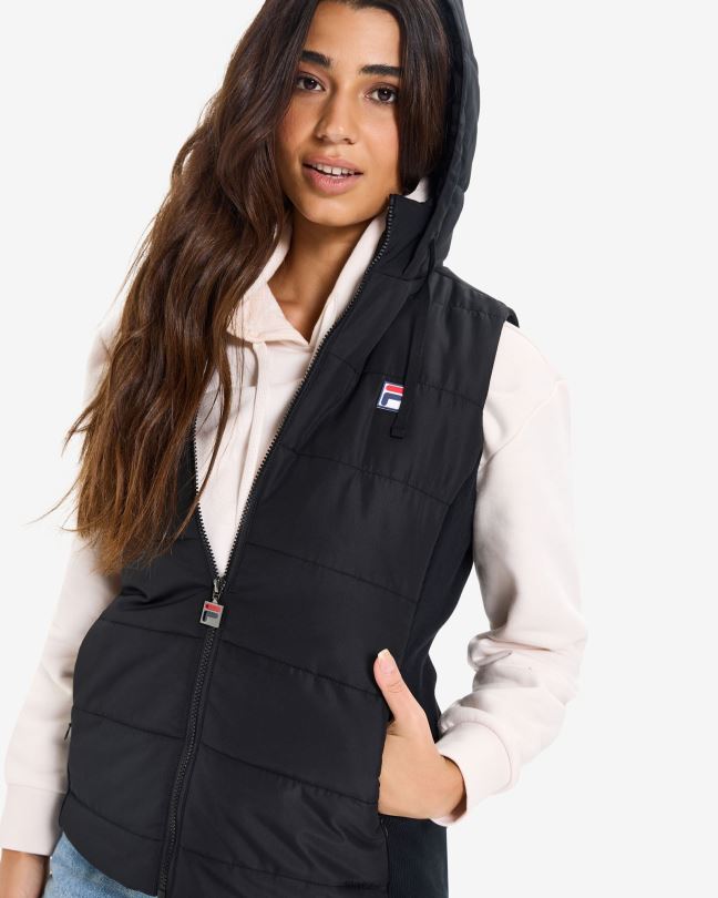 fila černá dámská iranga puff vesta 0668L2974 Černá FILA
