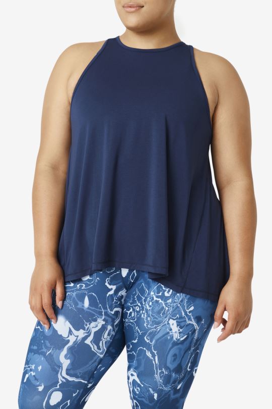 fila fi-lux otevřené zadní tílko navy 0668L1915 námořnictvo FILA