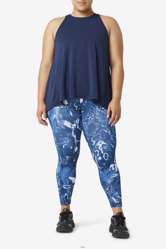 fila fi-lux otevřené zadní tílko navy 0668L1915 námořnictvo FILA