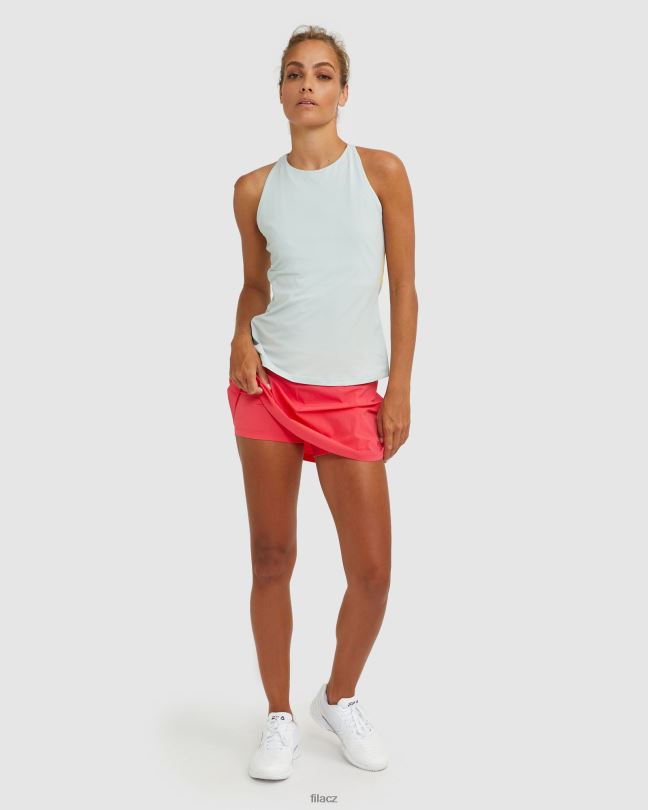 fila high neck racerback tank fila grey/sunshine 0668L2918 šedá/sluneční FILA