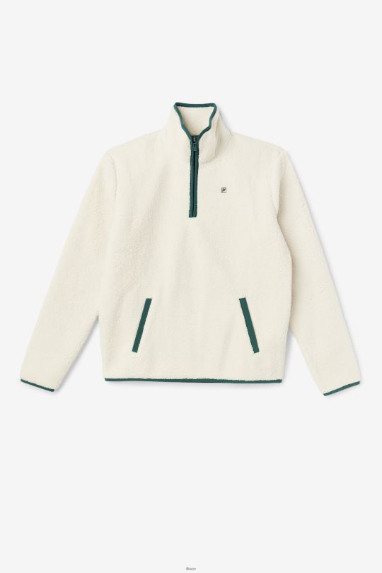 fila kyomi pulovr na čtvrt zip tofu/lesní biom 0668L1765 tofu/lesní biom FILA