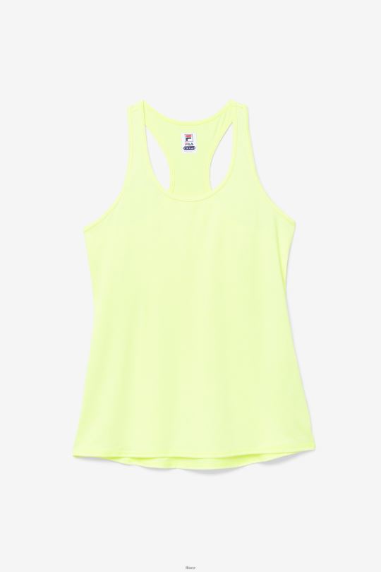 fila pickleball racerback tank yellowheather 0668L2023 žlutý vřes FILA