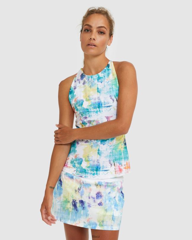 fila tie dye fila racerback tank 0668L2926 barva na kravatu FILA