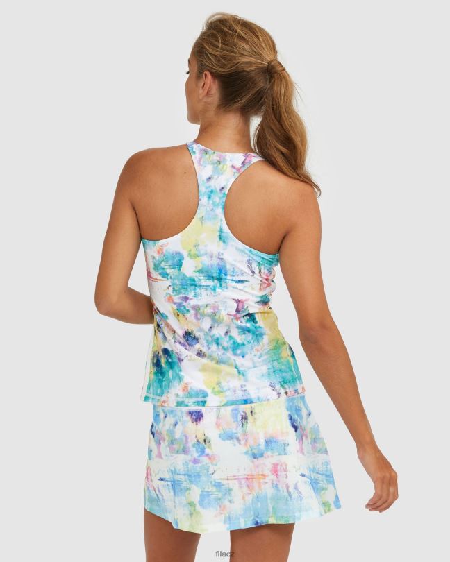 fila tie dye fila racerback tank 0668L2926 barva na kravatu FILA