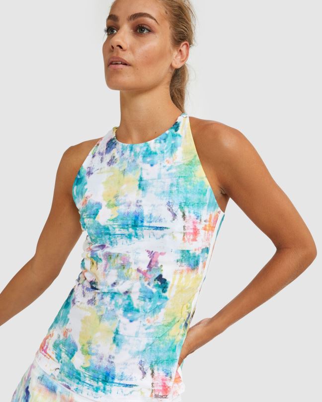 fila tie dye fila racerback tank 0668L2926 barva na kravatu FILA