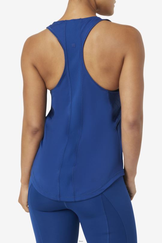 navypeony fila uplift texturované racerback tílko 0668L1881 námořnická pivoňka FILA