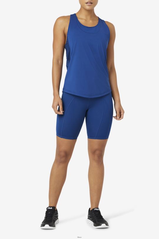 navypeony fila uplift texturované racerback tílko 0668L1881 námořnická pivoňka FILA
