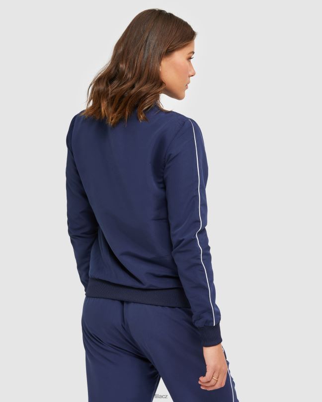 nová navy fila klasická dámská bunda z mikrovlákna 0668L2877 nové námořnictvo FILA