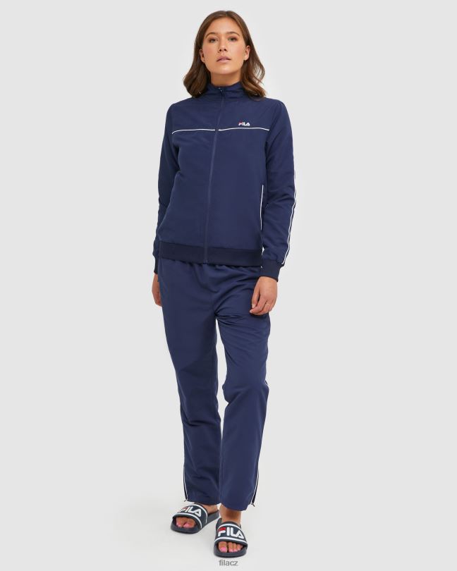nová navy fila klasická dámská bunda z mikrovlákna 0668L2877 nové námořnictvo FILA