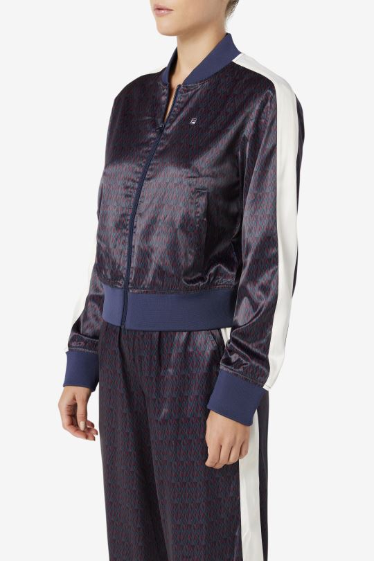 saténová bunda fila farah peacoat/tofu 0668L1777 peacoat/tofu FILA