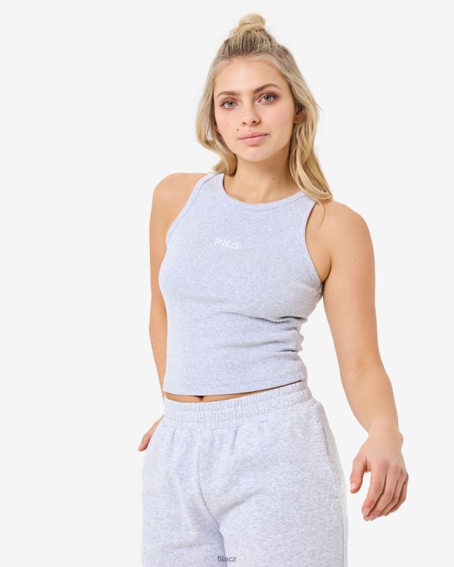 světle šedá marle marbel rib tank fila 0668L2946 světle šedá marle FILA