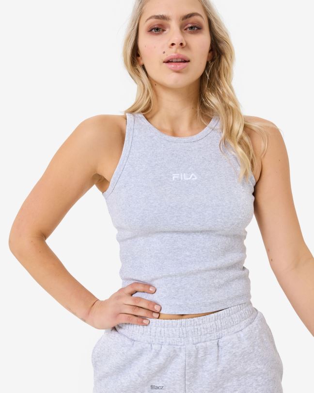 světle šedá marle marbel rib tank fila 0668L2946 světle šedá marle FILA