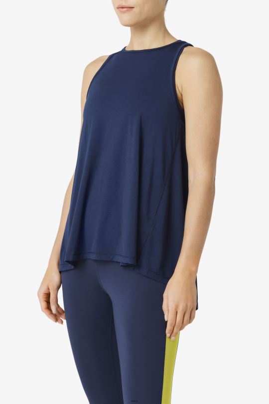 tílko fila navy fi-lux s otevřeným zadním dílem 0668L1864 námořnictvo FILA