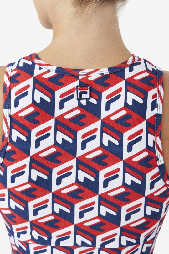 tank fila emmaline červená/námořnická/bílá 0668L1393 červená/námořnická/bílá FILA
