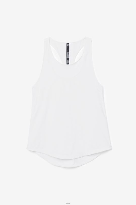 uplift texturované racerback tílko fila bílá 0668L1880 bílý FILA