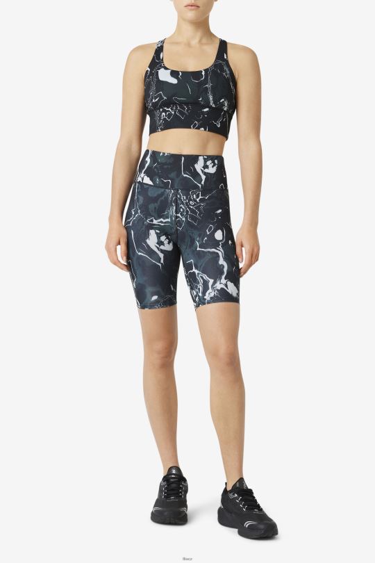 Forza 8inch bike short black marble fila 0668L1937 černý mramor FILA