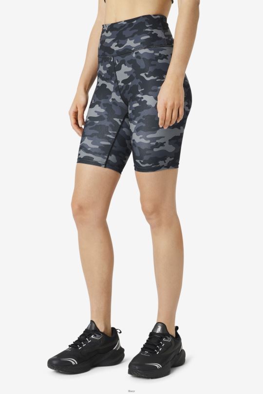 Forza 8inch bike short fila dark camo/black 0668L1940 tmavé camo/černé FILA