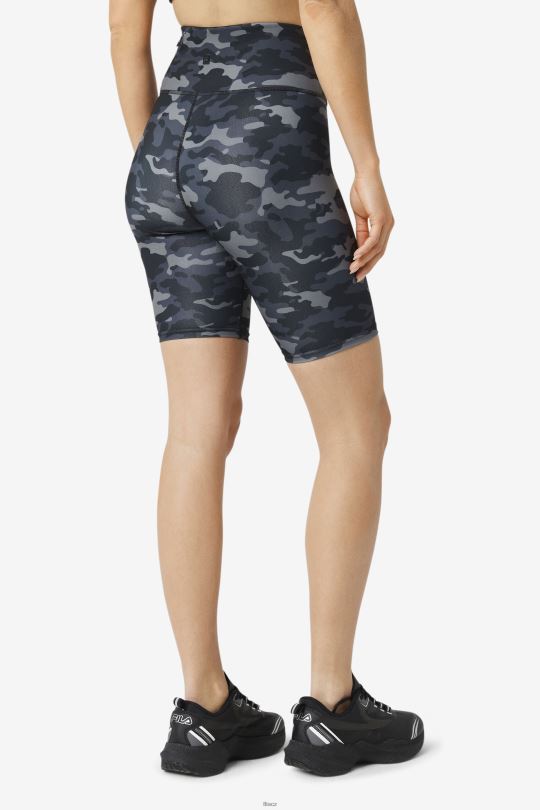 Forza 8inch bike short fila dark camo/black 0668L1940 tmavé camo/černé FILA