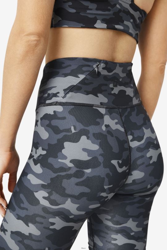 Forza 8inch bike short fila dark camo/black 0668L1940 tmavé camo/černé FILA