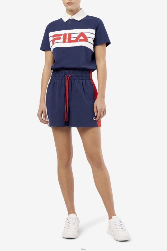 alivia short fila navy 0668L1628 námořnictvo FILA