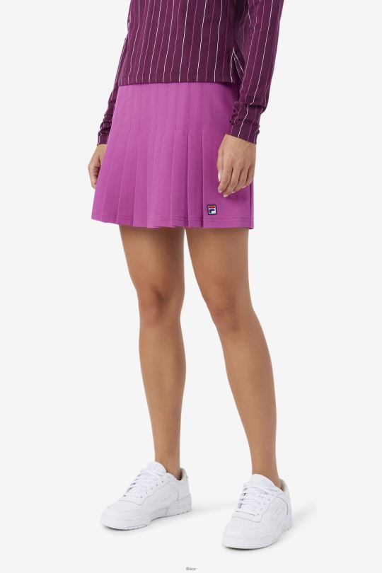 amy plisovaná sukně fila rouge 0668L1748 rouge FILA