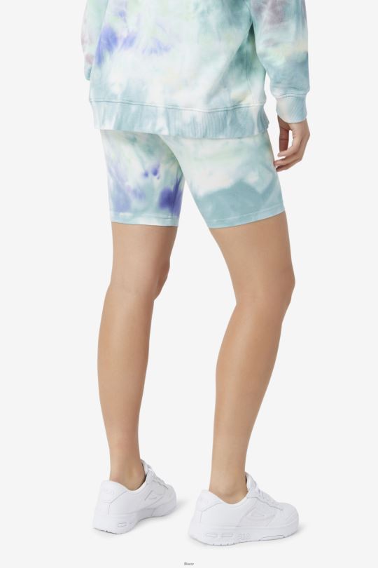 aruba blue tie dye taima tie dye bike short fila 0668L1680 barva na kravatu aruba modrá FILA