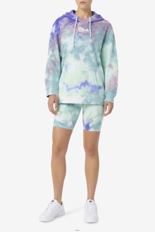 aruba blue tie dye taima tie dye bike short fila 0668L1680 barva na kravatu aruba modrá FILA