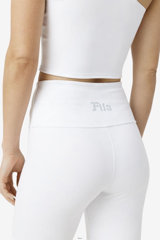 bílá/svítivá bílá amirra oboustranné kolo short fila 0668L1692 bílá/svítivá bílá FILA