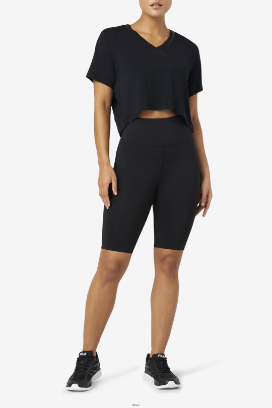 black forza 8inch bike short fila 0668L1938 Černá FILA