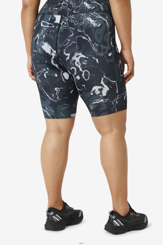 black marble fila forza 8inch bike short 0668L1947 černý mramor FILA